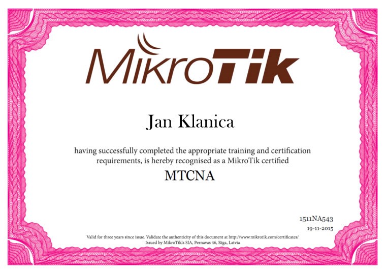 MikroTik MTCNA 2015